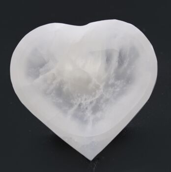 Selenite Heart Trinket Dish, 6 of 6