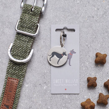 Lurcher Dog ID Tag | Personalised Dog Name Tag, 2 of 12