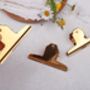 Set Of Large Heavy Duty Gold Bulldog Clips, thumbnail 2 of 4