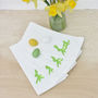 Easter Personalised Bunny Napkin, thumbnail 2 of 7