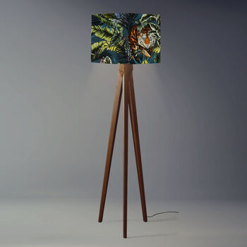 Bengal Tiger Lampshade In Twilight, 3 of 4