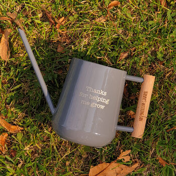 Personalised Wooden Handled Watering Can, 2 of 8