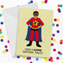Design Your Own Superboy Personalised Birthday Card, thumbnail 2 of 5