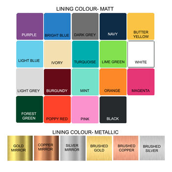 Black Lampshade With A Colour Lining Mix And Match, 7 of 7