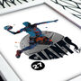 Personalised Basketball Poster Art, thumbnail 1 of 5