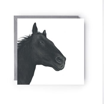 Horse Greeting Card For Equestrian Lovers, 3 of 6