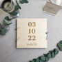 Personalised Wedding Date Guest Book, thumbnail 2 of 8