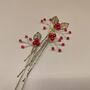 Red Berry And Gold Leaf Christmas Hair Pin Set – 3pcs, thumbnail 12 of 12