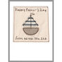 Personalised Sailing Boat Father's Day Card, thumbnail 8 of 12