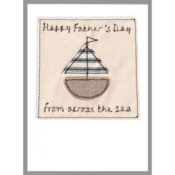 Personalised Boat Father's Day Card For Dad / Grandad, 8 of 12