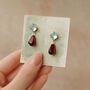 Pomegranate Drop Earrings, thumbnail 3 of 8