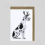 Illustrated Great Dane Deer Blank Card, thumbnail 1 of 2