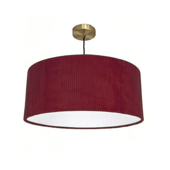 Corduroy Lampshade With A White Lining, 7 of 10