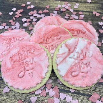 Love You Marbled Biscuit Gift Box, 3 of 5