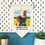 Father's Day Personalised Photo Hanging Banner Flag, thumbnail 8 of 8