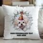 Personalised Maltese Birthday Break Through Dog, thumbnail 5 of 8