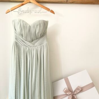 Personalised Wedding Hanger – Bridesmaid / Maid Of Honour / Mother Of The Bride Gift In Luxury Gift Box, 2 of 5