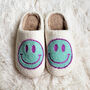 Pastel Smiley Face Slippers, thumbnail 4 of 7
