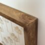 Wood Serving Tray With Handle, Cream And Gold India Print, thumbnail 4 of 7
