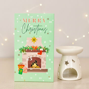 Christmas Wax Melt Advent Calendar With Wax Melter, 2 of 7