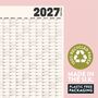 2027 Large A1 Wall Planner | Portrait | Black And White, thumbnail 3 of 4