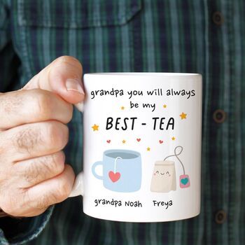 Personalised Grandpa Best Tea Mug Gift, 4 of 4