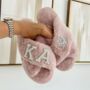 Personalised Womens Pearl Slippers With Initials, thumbnail 1 of 6