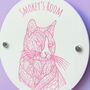 Personalised Cat Wall Plaque, thumbnail 3 of 4