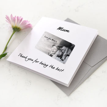 Personalised Card With Removable Metal Photo Keepsake, 2 of 7