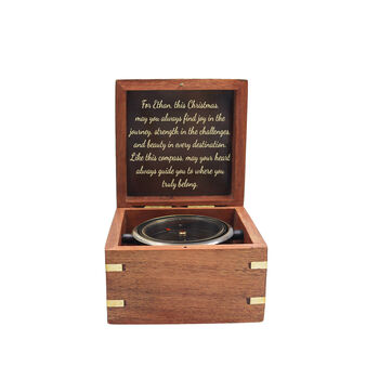 Personalised Heritage Gimbal Compass Christmas Gift, 2 of 8