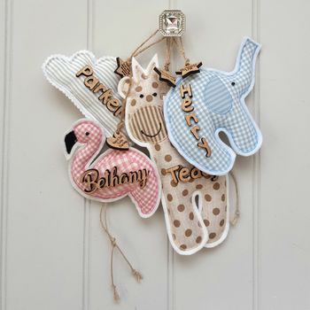 Baby's Name Cloud Nursery Hanging Decor Gift, 7 of 8