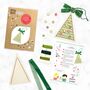 Make Your Own Stitched Christmas Tree Decoration, thumbnail 1 of 5