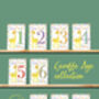 Giraffe 4th Birthday Card, thumbnail 2 of 2