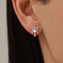 Sterling Silver Flying Squirrel Stud Earrings, thumbnail 7 of 12