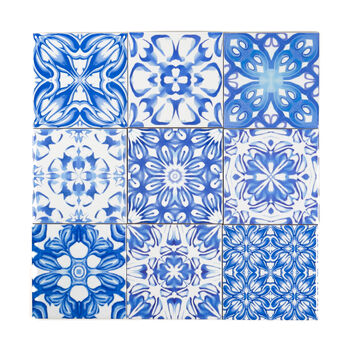 Mix And Match Ceramic Tiles Cheerful Blue Mix, 4 of 9