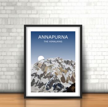 Annapurna Worlds 10th Highest Peak Art Print, 2 of 3
