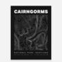 Cairngorms National Park Contours Art Print, thumbnail 6 of 6