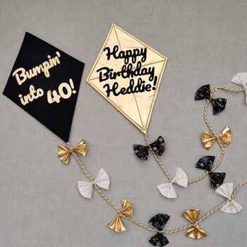 Personalised Gold Sparkly Birthday Party Decoration, 6 of 12