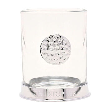 Personalised Golf Pewter Whisky Glass, 3 of 3