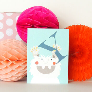 Mini Y For Yeti Card, 4 of 5