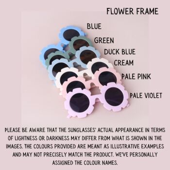 Personalised Children's Floral Sunglasses, 3 of 6