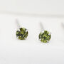Sterling Silver August Birthstone Earrings, thumbnail 1 of 12