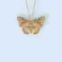 Butterfly Necklace In 18ct Gold Plated Silver, thumbnail 12 of 12