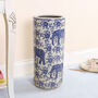 Blue Elephants Ceramic Umbrella Stand, thumbnail 3 of 6