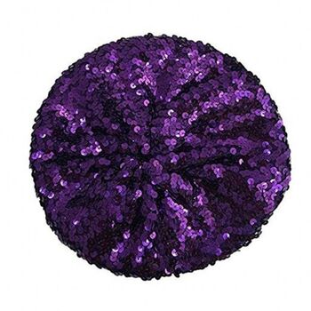 Chemo Headwear Sparkly Sequin Beret, 11 of 11
