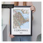 Favourite UK Town Location Personalised Map Print, thumbnail 7 of 12