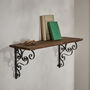 Traditional Wall Shelf With Brackets, thumbnail 1 of 7