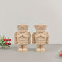 Beige Christmas Nutcracker Candle Festive Home Decor, thumbnail 6 of 12