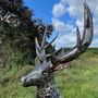 Recycled Metal Stag And Doe Sculpture, thumbnail 2 of 4