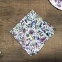 Liberty Wildflower Cravat And Pocket Square Set For Men And Boys, thumbnail 6 of 6